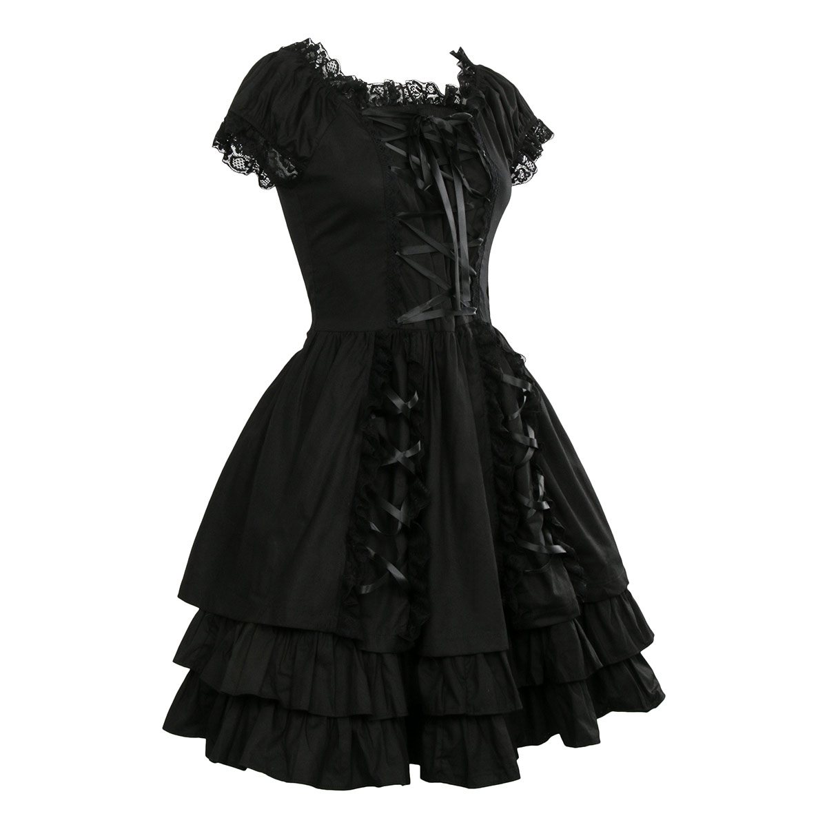Women Medieval Vintage Gowns Robes Gothic Lolita Dress