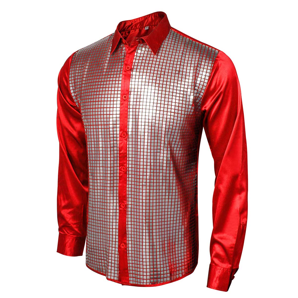 70s mens dress shirts 1970's Vintage Men's Pattern Button Up Shirt – Kitsch Vintage main image 0