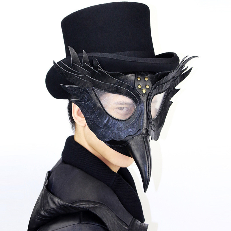 Steampunk Plague Doctor Bird Beak Mask Masquerade Halloween Punk Gothic Masks 