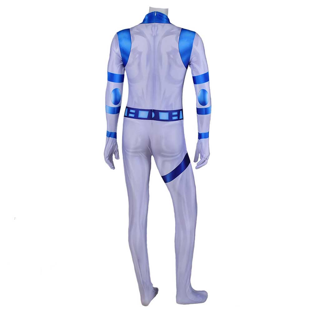 Disney Kim Possible Shego Blue Cosplay Costume Zentai Suit