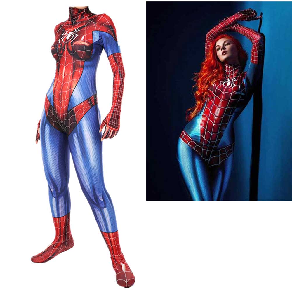 spider woman costume,mj cosplay,mj spiderman,mj watson,spiderman cosplay,Sp...