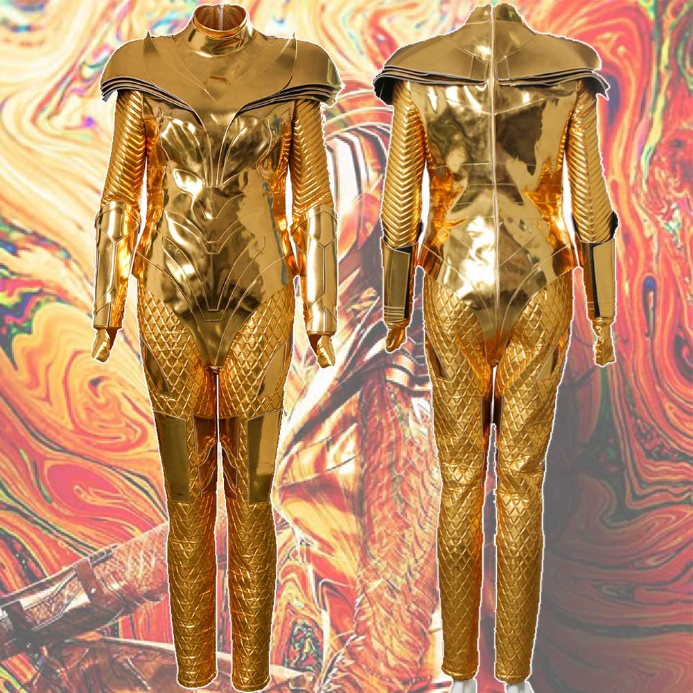 Diana Prince New Golden Eagle Armor Costume DC Wonder Woman 1984 Cosplay Costumes For Women -Takerlama