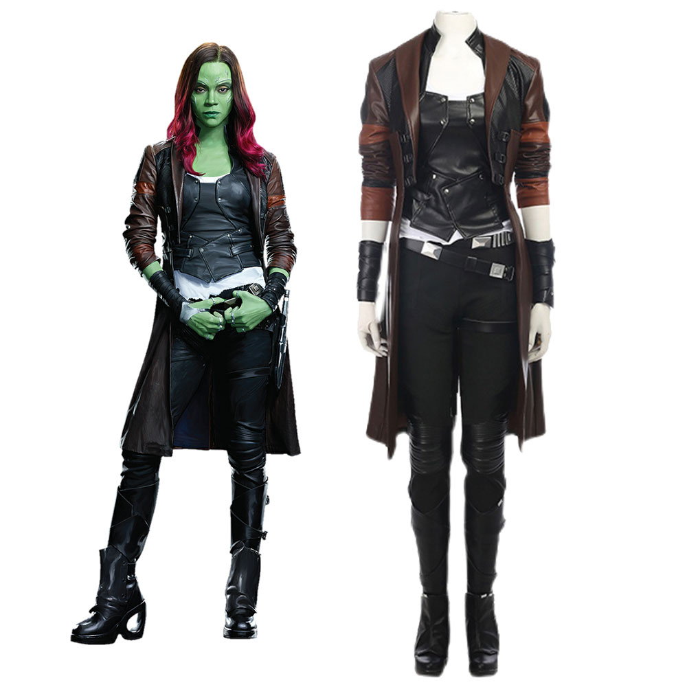 Guardians of the Galaxy 2 Gamora Cosplay Costume custom made Costume Halloween