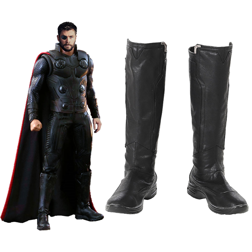 Avengers III Infinity War Thor Odinson Cosplay Shoes Thor Roleplay Boots 